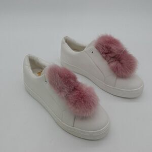 White Sam Edelman Leya Pom Pom Shoes - BNIB